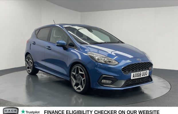Used 2019 BLUE FORD FIESTA for sale in Manchester