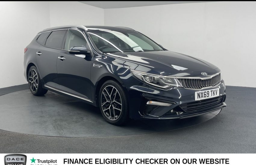 Used 2019 BLUE KIA OPTIMA for sale in Manchester
