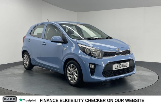 Used 2019 BLUE KIA PICANTO for sale in Manchester