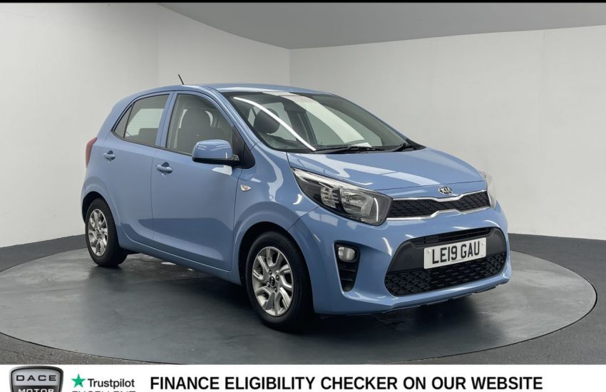 Used 2019 BLUE KIA PICANTO for sale in Manchester