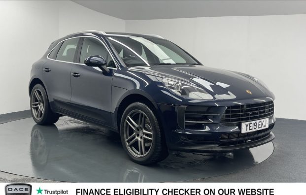 Used 2019 BLUE PORSCHE MACAN for sale in Manchester