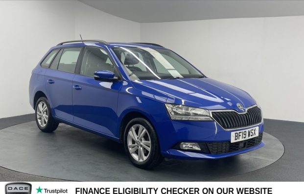 Used 2019 BLUE SKODA FABIA for sale in Manchester