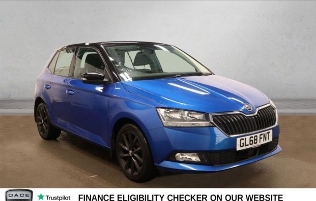 Used 2019 BLUE SKODA FABIA for sale in Manchester