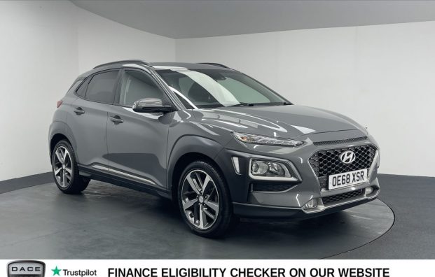 Used 2019 GREY HYUNDAI KONA for sale in Manchester