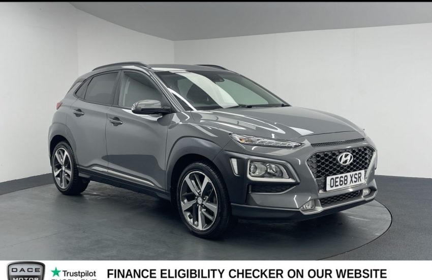 Used 2019 GREY HYUNDAI KONA for sale in Manchester