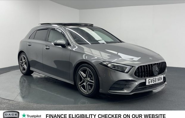 Used 2019 GREY MERCEDES-BENZ A-CLASS for sale in Manchester