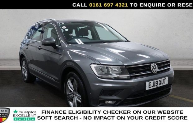 Used 2019 GREY VOLKSWAGEN TIGUAN for sale in Manchester