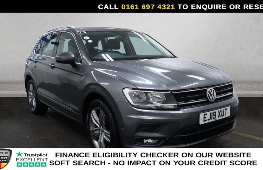 Used 2019 GREY VOLKSWAGEN TIGUAN for sale in Manchester