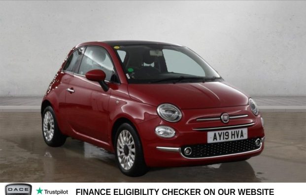 Used 2019 RED FIAT 500 for sale in Manchester