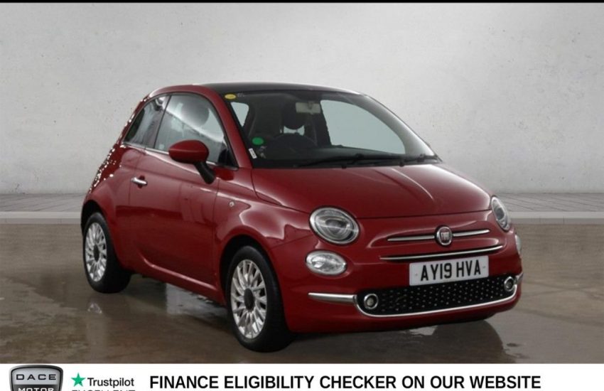 Used 2019 RED FIAT 500 for sale in Manchester