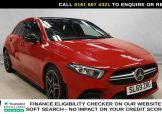 Used 2019 RED MERCEDES-BENZ A-CLASS for sale in Manchester