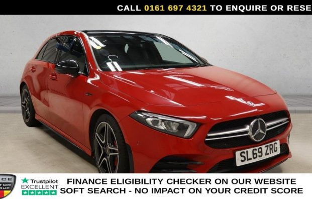 Used 2019 RED MERCEDES-BENZ A-CLASS for sale in Manchester