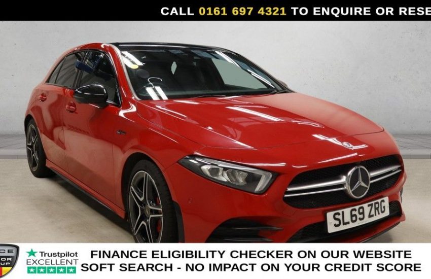 Used 2019 RED MERCEDES-BENZ A-CLASS for sale in Manchester