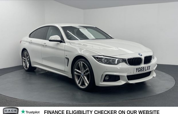 Used 2019 WHITE BMW 4 SERIES GRAN COUPE for sale in Manchester