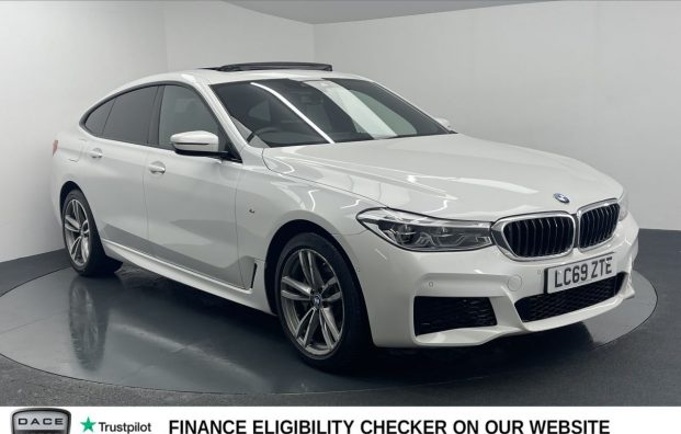 Used 2019 WHITE BMW 6 SERIES GRAN TURISMO for sale in Manchester