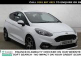 Used 2019 WHITE FORD FIESTA for sale in Manchester