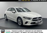 Used 2019 WHITE MERCEDES-BENZ A-CLASS for sale in Manchester