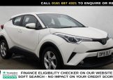 Used 2019 WHITE TOYOTA C-HR for sale in Manchester