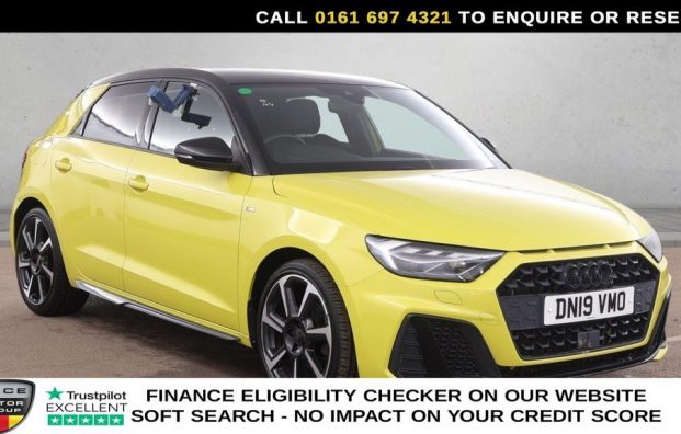 Used 2019 YELLOW AUDI A1 for sale in Manchester