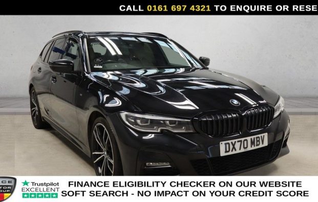 Used 2020 BLACK BMW 3 SERIES for sale in Manchester