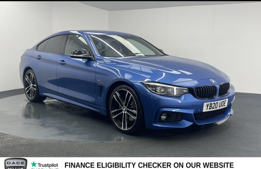 Used 2020 BLUE BMW 4 SERIES GRAN COUPE for sale in Manchester