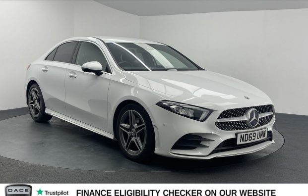 Used 2020 WHITE MERCEDES-BENZ A-CLASS for sale in Manchester
