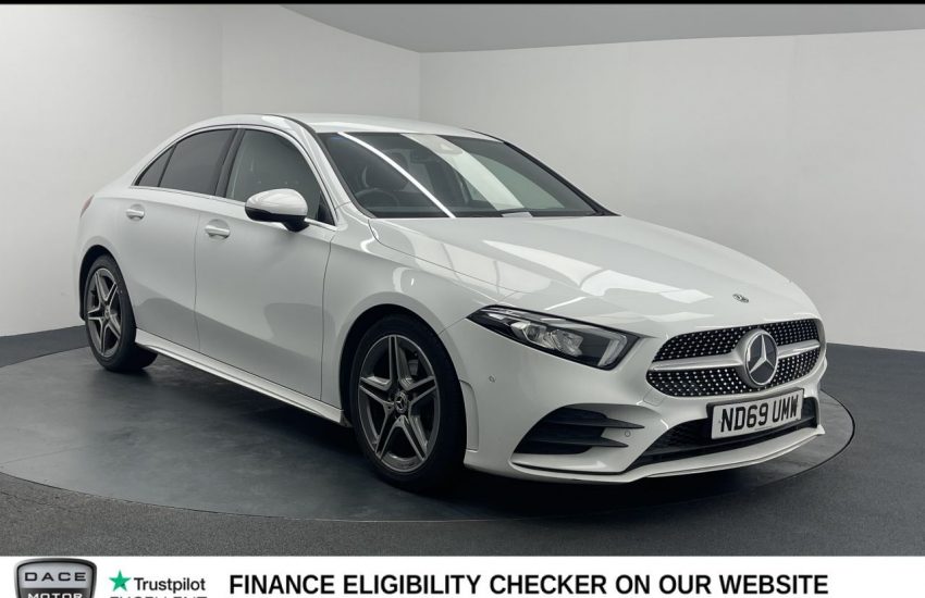 Used 2020 WHITE MERCEDES-BENZ A-CLASS for sale in Manchester