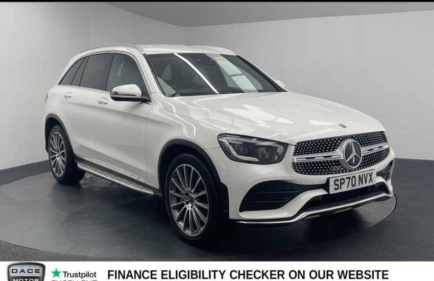 Used 2020 WHITE MERCEDES-BENZ GLC for sale in Manchester