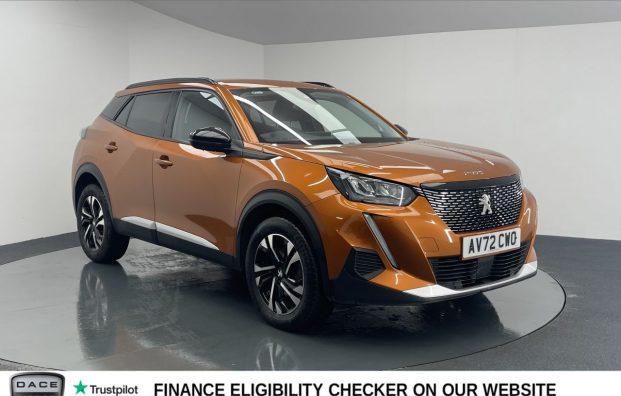 Used 2022 ORANGE PEUGEOT 2008 for sale in Manchester