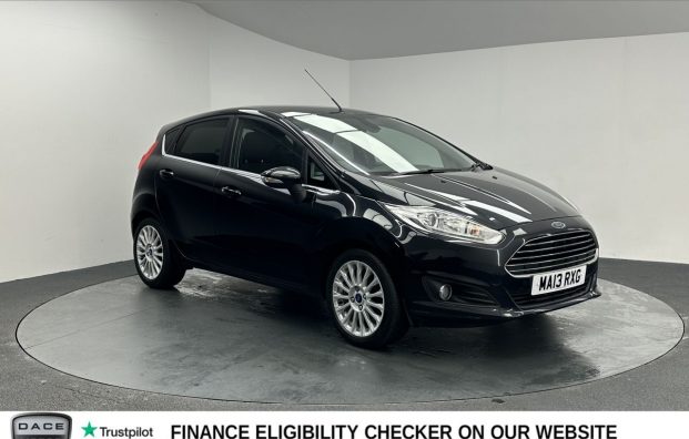 Used 2013 BLACK FORD FIESTA for sale in Manchester