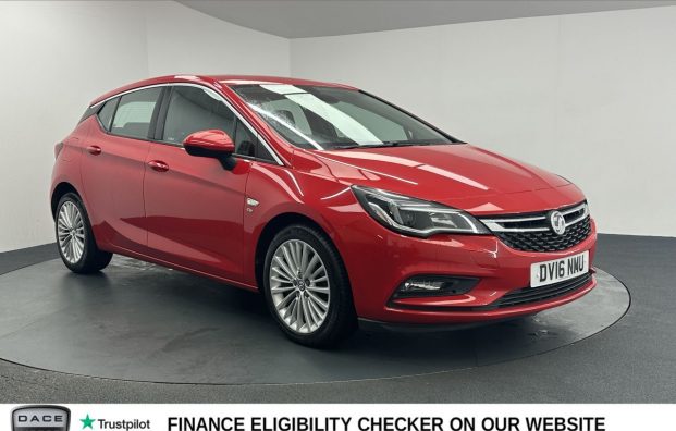 Used 2016 RED VAUXHALL ASTRA for sale in Manchester