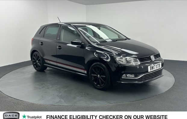 Used 2017 BLACK VOLKSWAGEN POLO for sale in Manchester