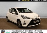 Used 2017 WHITE TOYOTA YARIS for sale in Manchester