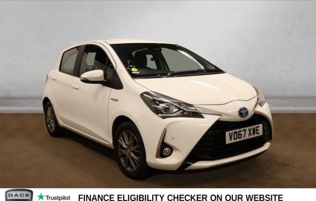 Used 2017 WHITE TOYOTA YARIS for sale in Manchester