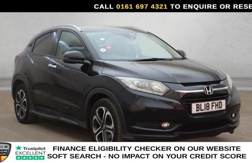 Used 2018 BLACK HONDA HR-V for sale in Manchester