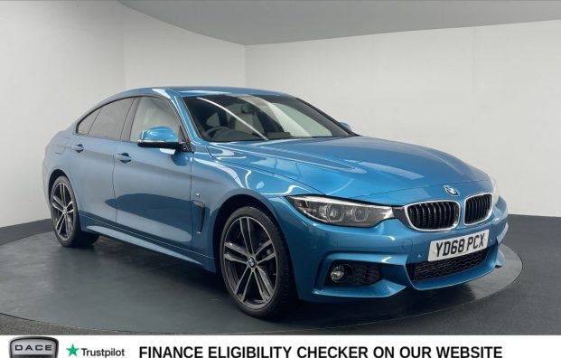 Used 2018 BLUE BMW 4 SERIES GRAN COUPE for sale in Manchester