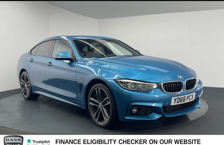 Used 2018 BLUE BMW 4 SERIES GRAN COUPE for sale in Manchester