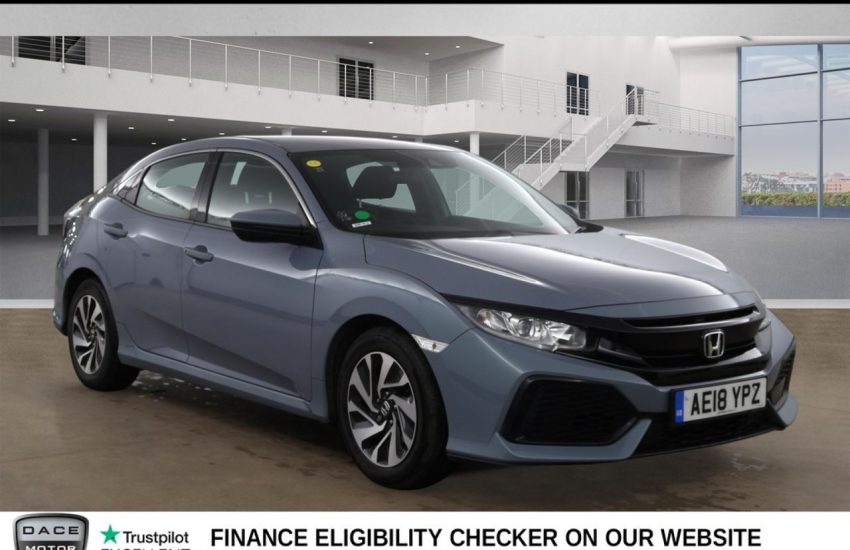Used 2018 GREY HONDA CIVIC for sale in Manchester