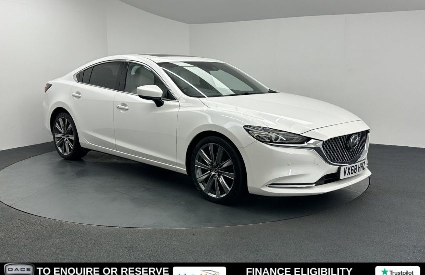Used 2018 WHITE MAZDA MAZDA6 for sale in Manchester