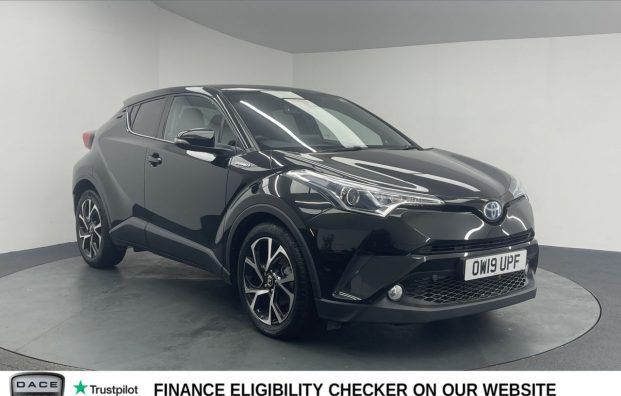 Used 2019 BLACK TOYOTA C-HR for sale in Manchester