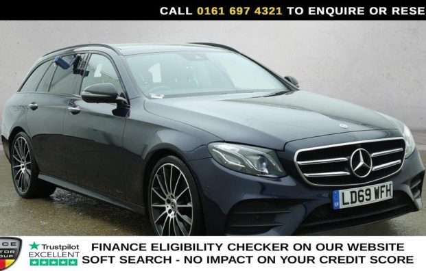 Used 2019 BLUE MERCEDES-BENZ E-CLASS for sale in Manchester
