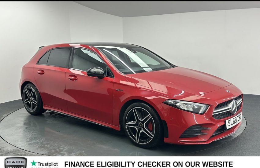 Used 2019 RED MERCEDES-BENZ A-CLASS for sale in Manchester