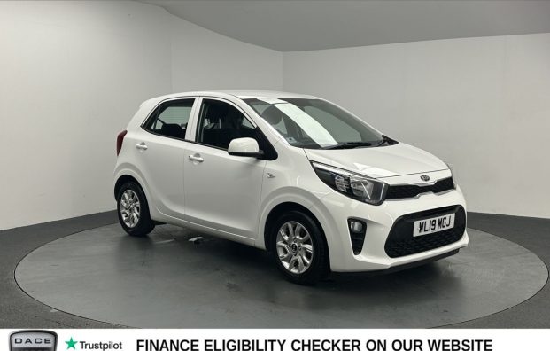 Used 2019 WHITE KIA PICANTO for sale in Manchester