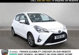 Used 2019 WHITE TOYOTA YARIS for sale in Manchester