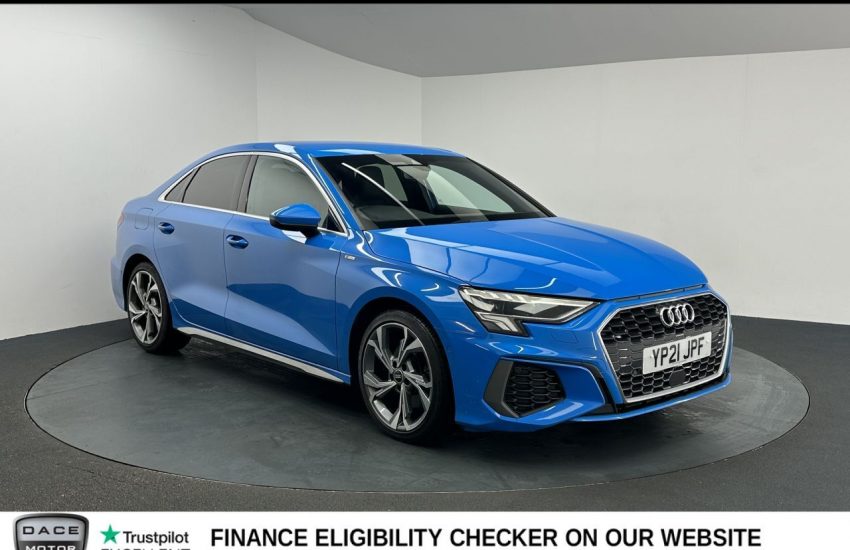 Used 2021 BLUE AUDI A3 for sale in Manchester