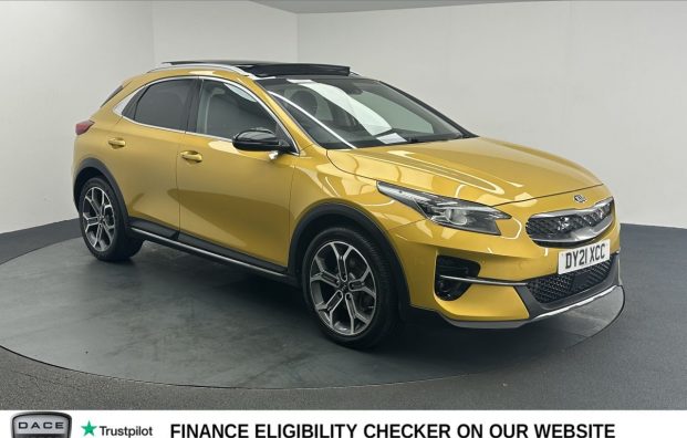 Used 2021 YELLOW KIA XCEED for sale in Manchester