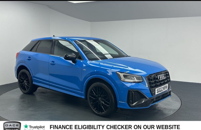 Used 2022 BLUE AUDI Q2 for sale in Manchester