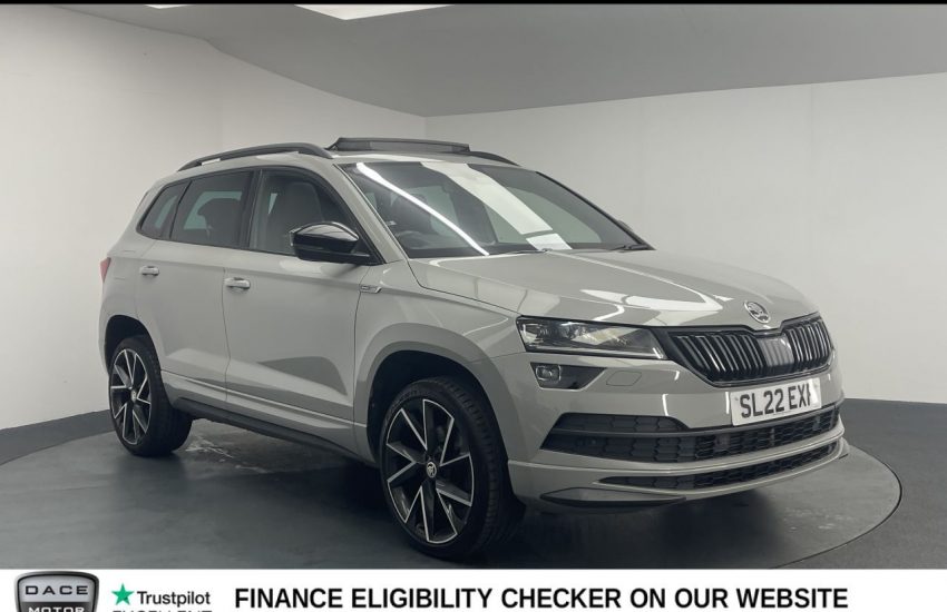 Used 2022 GREY SKODA KAROQ for sale in Manchester