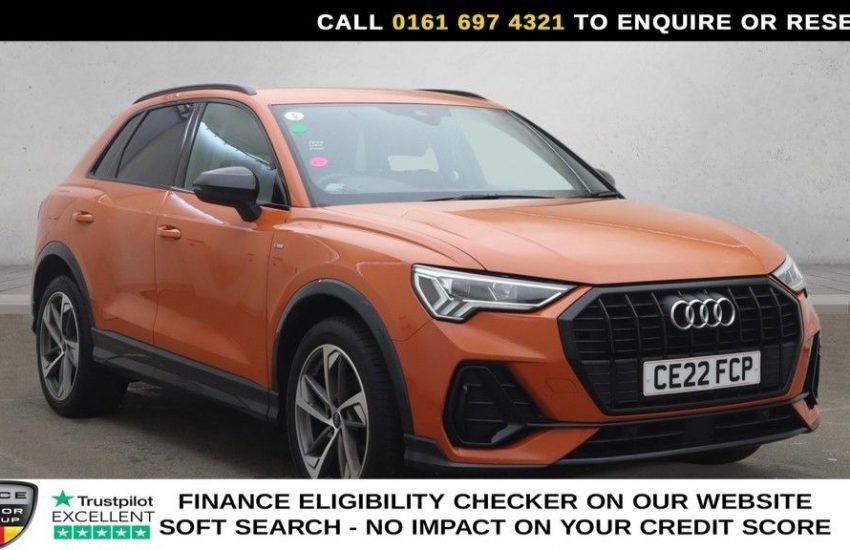 Used 2022 ORANGE AUDI Q3 for sale in Manchester