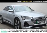 Used 2022 SILVER AUDI E-TRON for sale in Manchester
